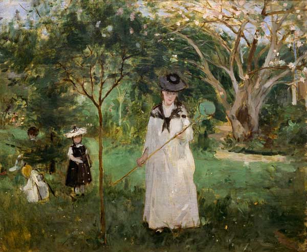 Morisot / La chasse aux papillons / 1874 a Berthe Morisot
