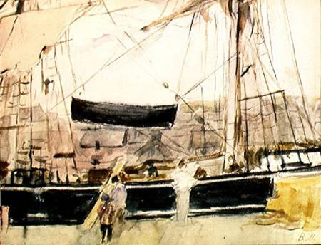 Barca a riva a Berthe Morisot