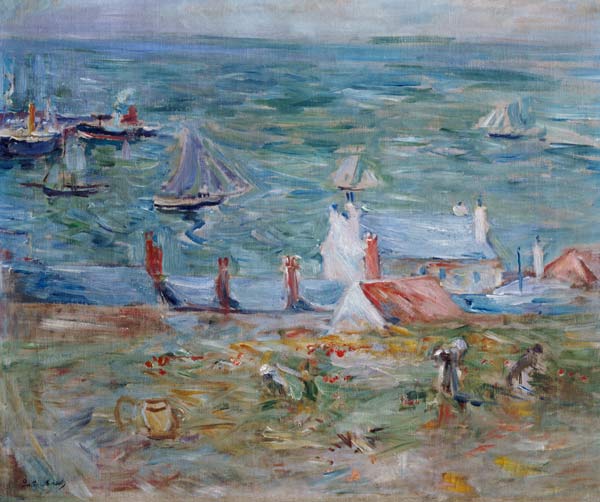 The Port of Gorey on Jersey a Berthe Morisot