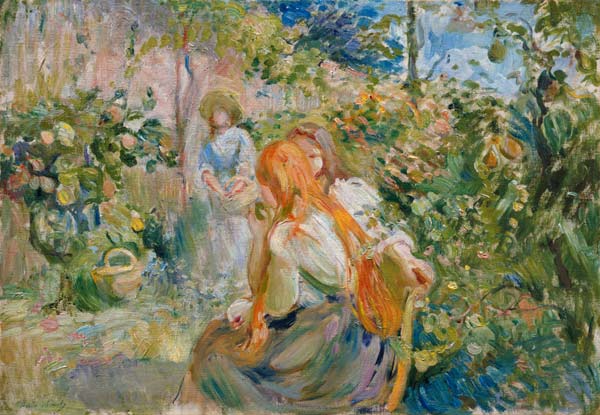 In the Garden at Roche-Plate a Berthe Morisot