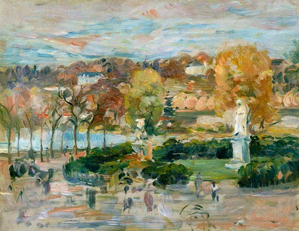 Landscape in Tours a Berthe Morisot