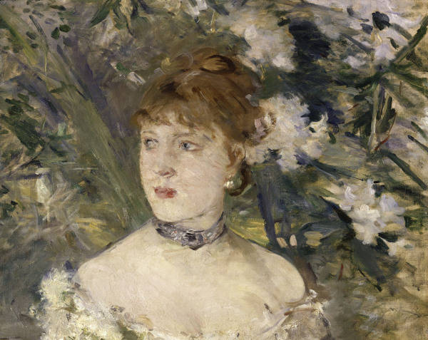 Morisot / Young lady in ballgown / 1879 a Berthe Morisot