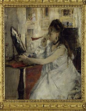 Morisot / Jeune femme se poudrant / 1877