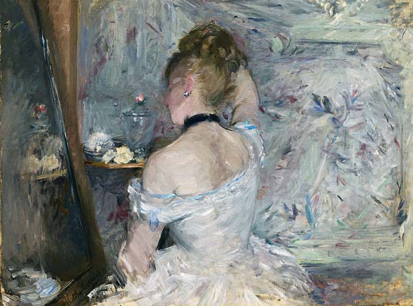 Donna alla toilette a Berthe Morisot