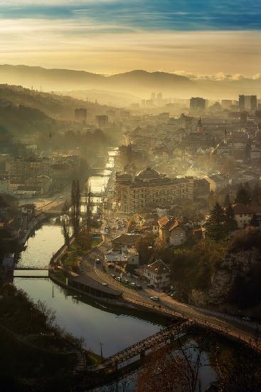 Sarajevo sunset