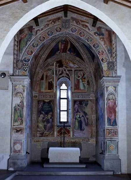 Chapel decorated with stories from the Old and New Testaments a Bicci  di Lorenzo