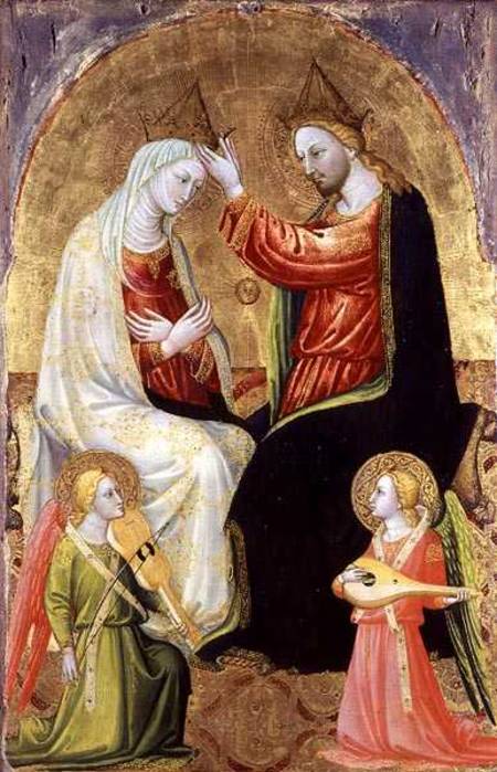 The Coronation of the Virgin a Bicci  di Lorenzo