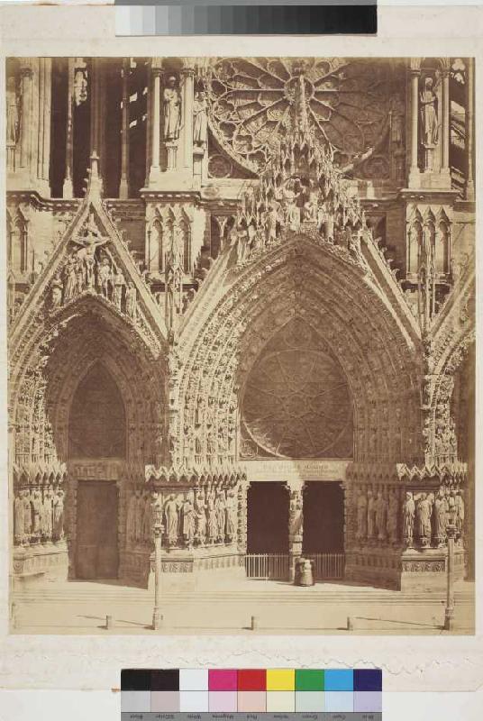 Reims: Westfassade der Kathedrale a Bisson Frères