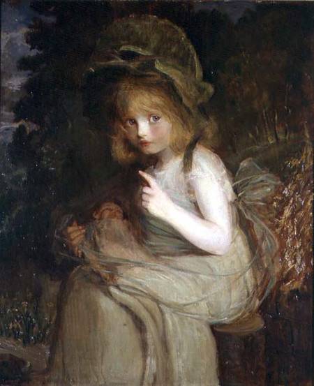 Hush - a girl with a doll a Blanche Jenkins