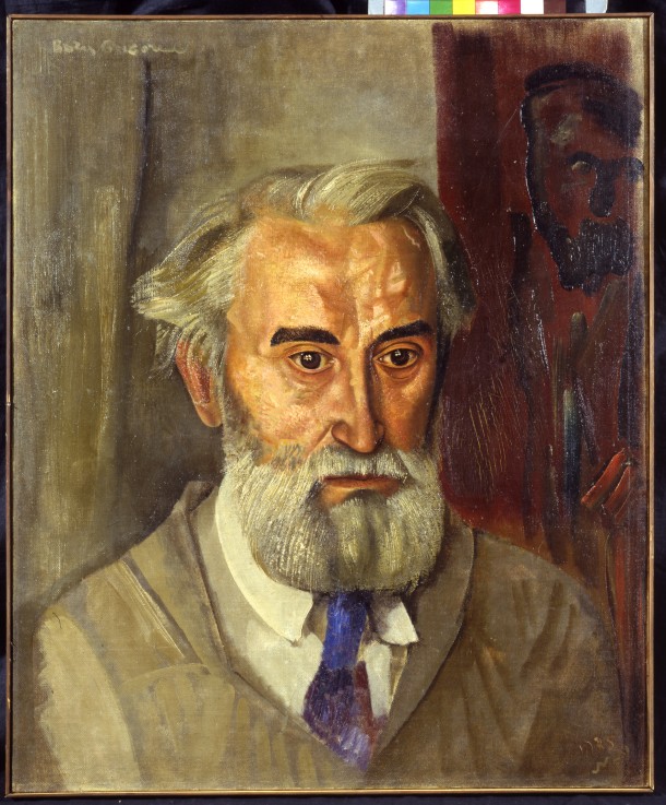 Portrait of the sculptor Sergey Konenkov (1874-1971) a Boris Dimitrijew. Grigorjew