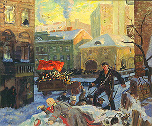 Der 27. Februar 1917. a Boris Michailowitsch Kustodiew