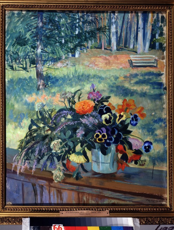Flowers a Boris Michailowitsch Kustodiew