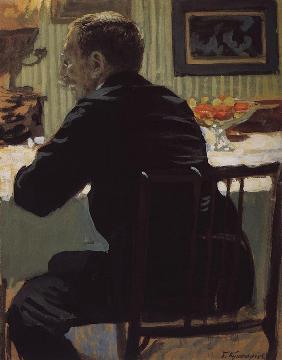 Portrait of the painter Léon Bakst (1866-1924)
