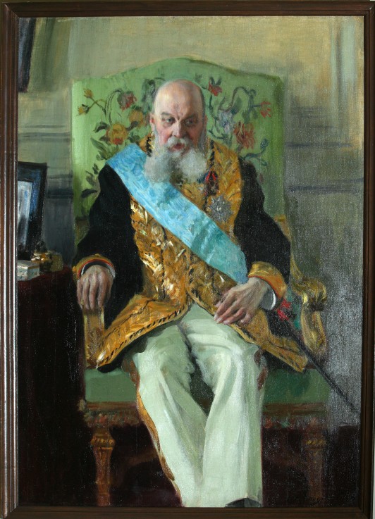 Portrait of Count Dmitri Martynovich Solski (1833-1910) a Boris Michailowitsch Kustodiew
