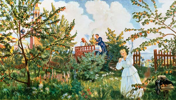 The Orchard a Boris Michailowitsch Kustodiew