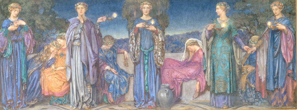 The Wise and Foolish Virgins a Brickdale Eleanor Fortescue