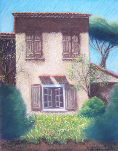 House of the Neighbours (Pramousquier / Côte d´Azur) a Brigitte Courté