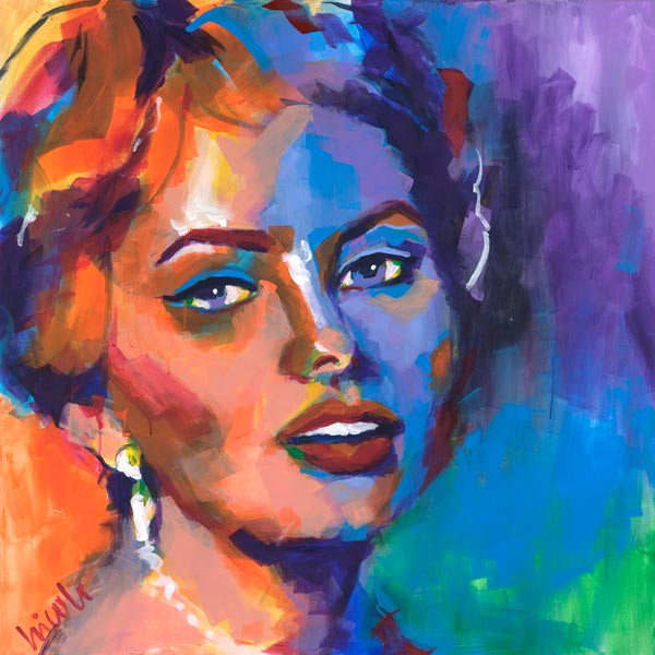 Sophia Loren a Nicole Brito de la Cruz
