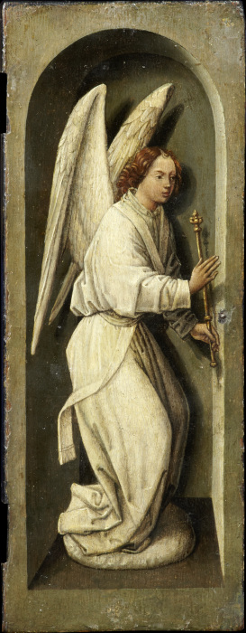 Angel of the Annunciation a Brügger (?) Meister um 1485/90