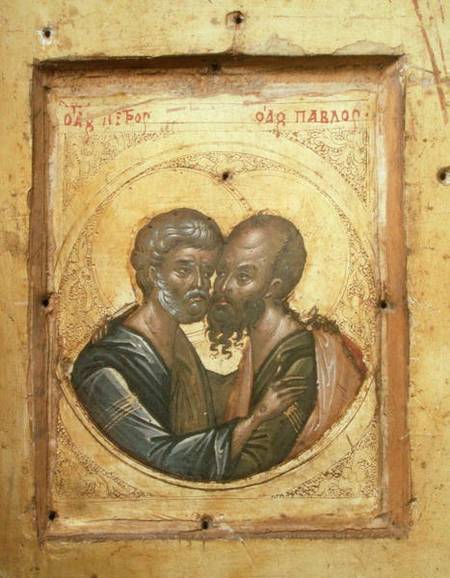Icon of SS. Peter and Paul a Byzantine