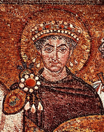 Emperor Justinian I (483-565) c.547 AD a Byzantine School