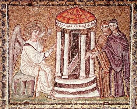 The Marys at the Tomb, Scenes from the Life of Christ a Byzantine School
