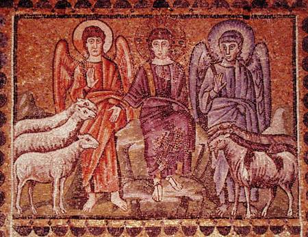 The Parable of the Good Shepherd Separating the Sheep from the Goats, Scenes from the Life of Christ a Byzantine School