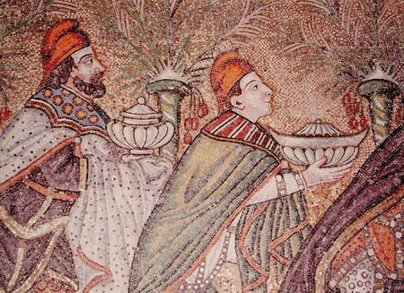 Port of Classis, detail of two Magi a Byzantine School