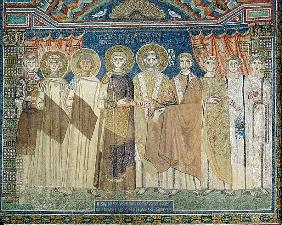 The Emperor Constantine IV grants tax immunity to the Archbishop of Ravenna