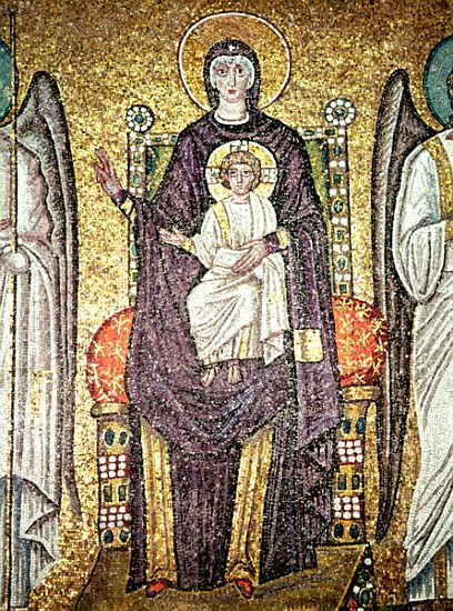 Virgin and Child, from the Procession of the Martyrs in the nave a Byzantine School