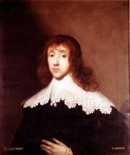Portrait of Sir Ralph Verney (1613-96) a C. Jansen