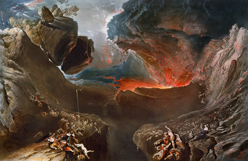 The Great Day of His Wrath (after John Martin) a C. Mottram