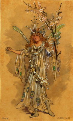 A Fairy, costume design for A Midsummer Night's Dream, produced by R. Courtneidge at the Princes The a C. Wilhelm