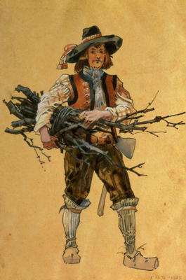 A Forester, costume design for As You Like It, produced by R. Courtneidge at the Princes Theatre, Ma a C. Wilhelm