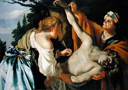 The Nursing of Saint Sebastian a called Dirk Baburen