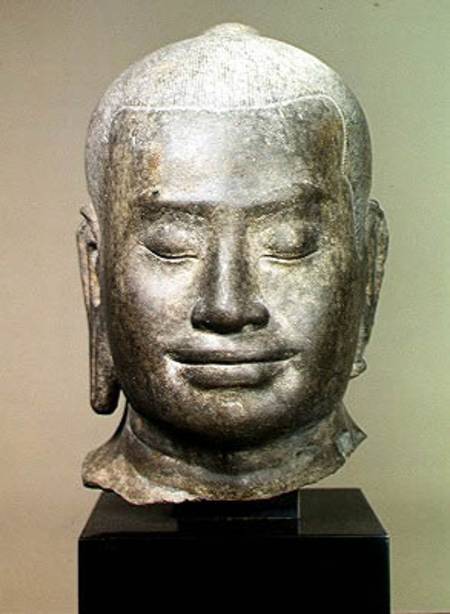 Head of King Jayavarman VII (r.1181-c.1220) a Cambodian