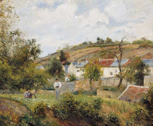 L ' Hermitage, Pontoise a Camille Pissarro