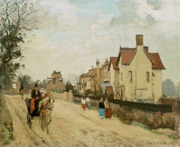 Street in Upper Norwood. a Camille Pissarro