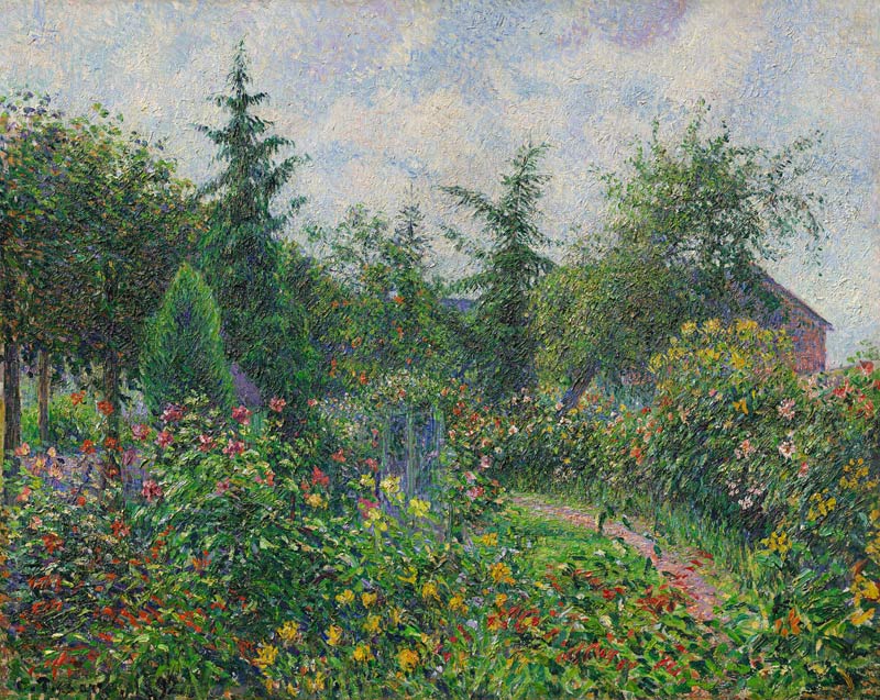 Garten und Hühnerstall von Octave Mirbeau, Les Damps a Camille Pissarro