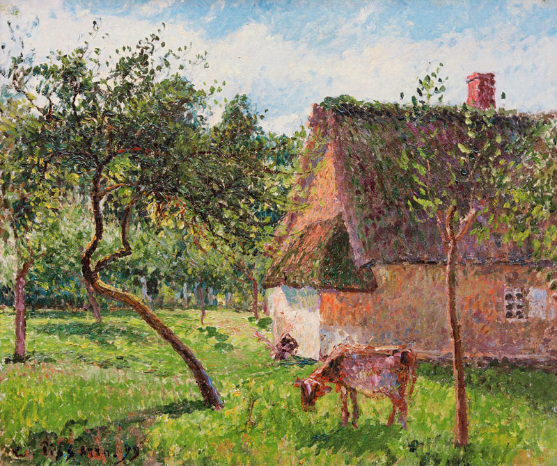 C.Pissarro, Obstgarten in Varengeville a Camille Pissarro
