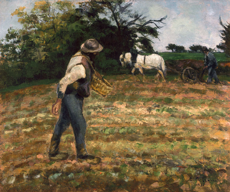 The Sower, Montfoucault a Camille Pissarro