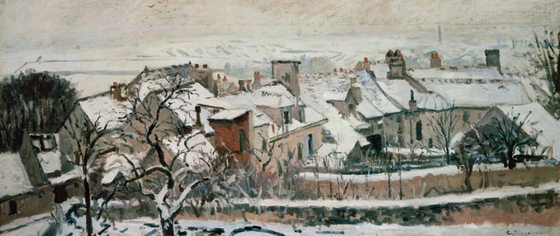 Winter a Camille Pissarro