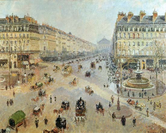 Viale dell'Opera, Parigi a Camille Pissarro