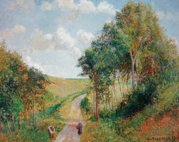 Pissarro / Landscape in Berneval / 1900 a Camille Pissarro