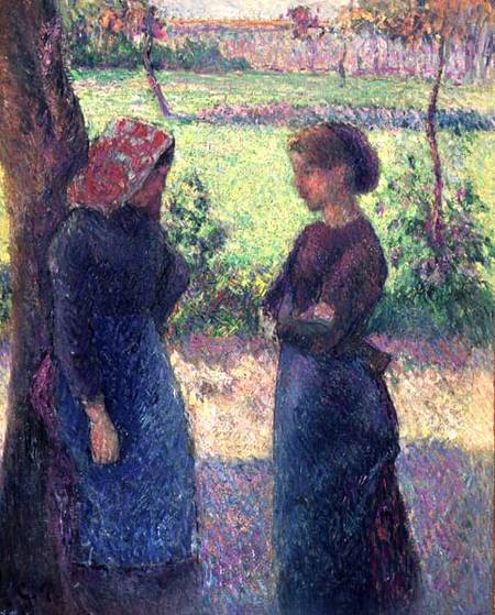 The Chat a Camille Pissarro