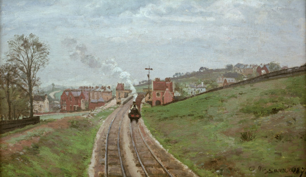 C.Pissarro / Lordship Lane Station /1871 a Camille Pissarro