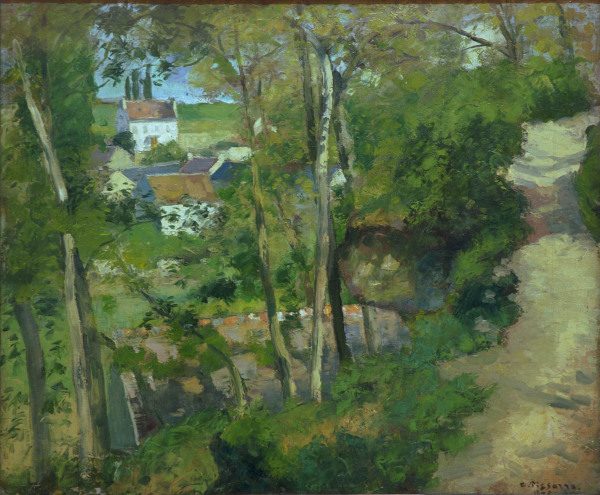 C.Pissarro, Der Bergweg, L Hermitage a Camille Pissarro