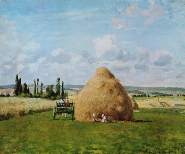The barn, Pontoise a Camille Pissarro