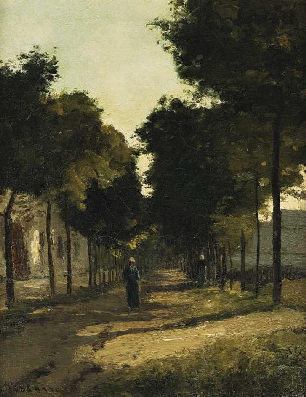 Die Straße a Camille Pissarro