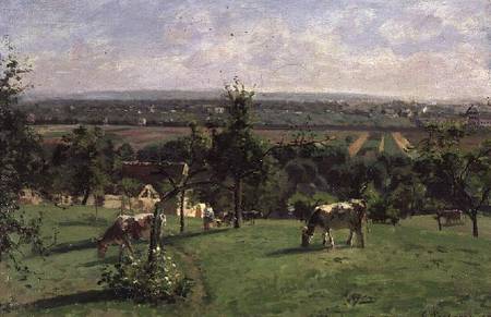 Hillside of Vesinet, Yvelines a Camille Pissarro